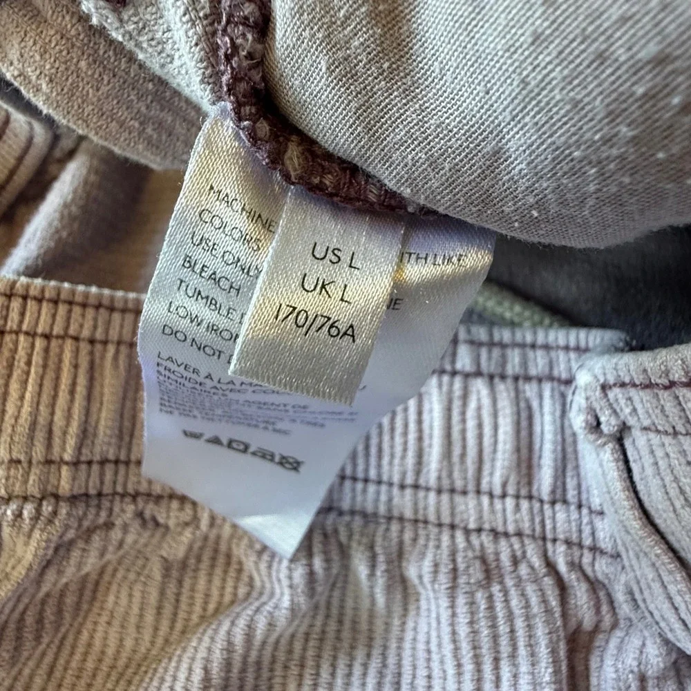 Urban Outfitters Mens Large Lavender Purple Corduroy Beach Pants OB965340
